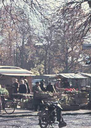 Handel auf dem Marktplatz